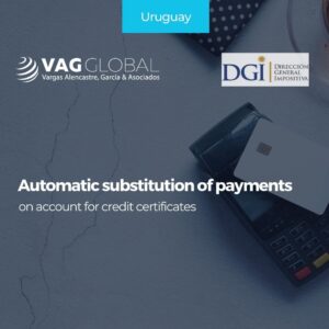 Automatic substitution of payments on account for credit certificates