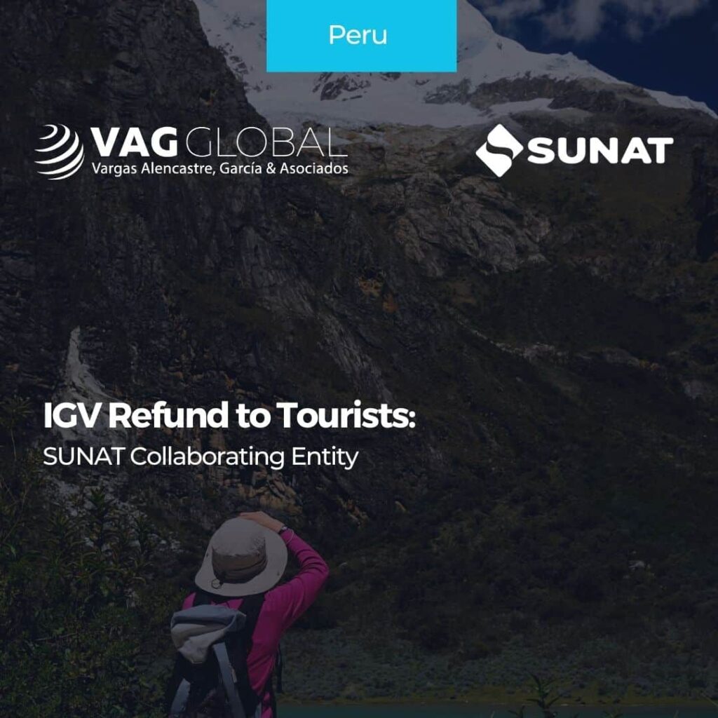 IGV Refund to Tourists SUNAT Collaborating Entity