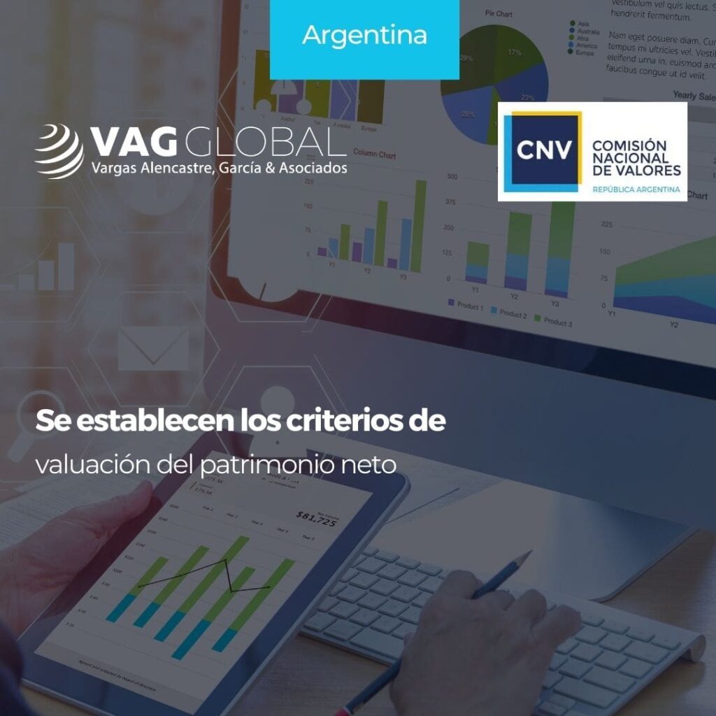 Se establecen los criterios de valuación del patrimonio neto