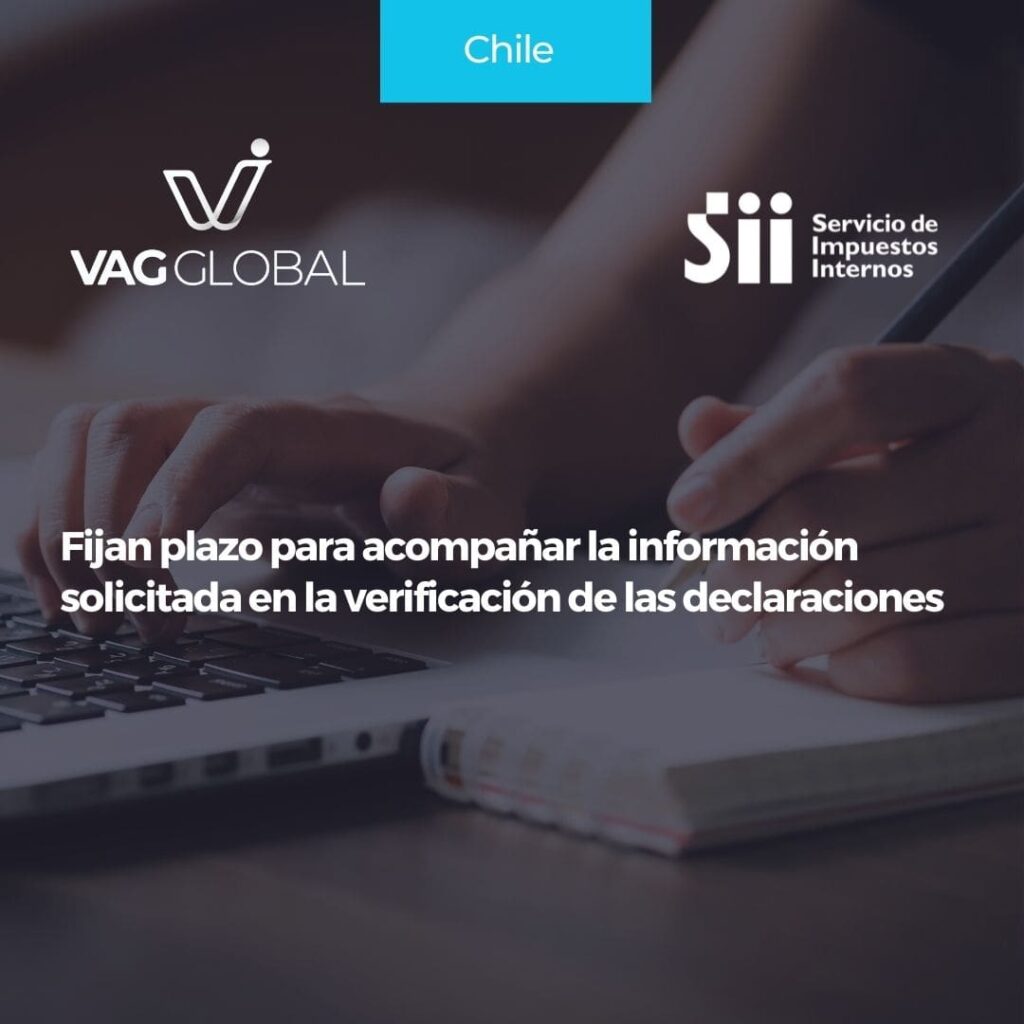 Fijan plazo para acompañar la información solicitada en la verificación de las declaraciones.