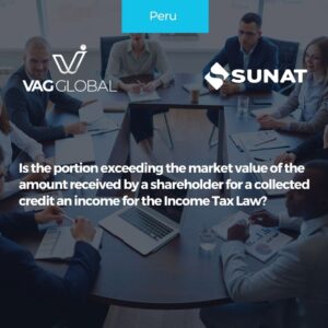 Is the portion exceeding the market value of the amount received by a shareholder for a collected credit an income for the Income Tax Law