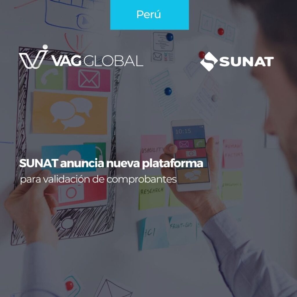 SUNAT anuncia nueva plataforma para validación de comprobantes