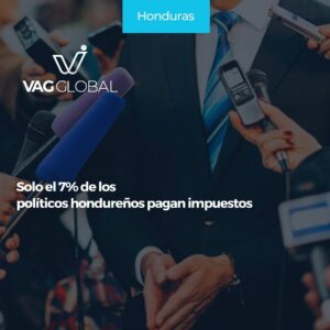 Solo el 7% de los políticos hondureños pagan impuestos