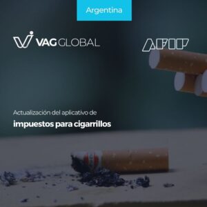 Actualización del aplicativo de impuestos para cigarrillos
