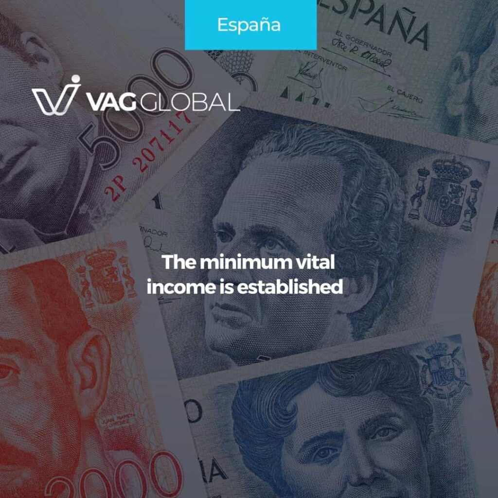 The minimum vital income is established