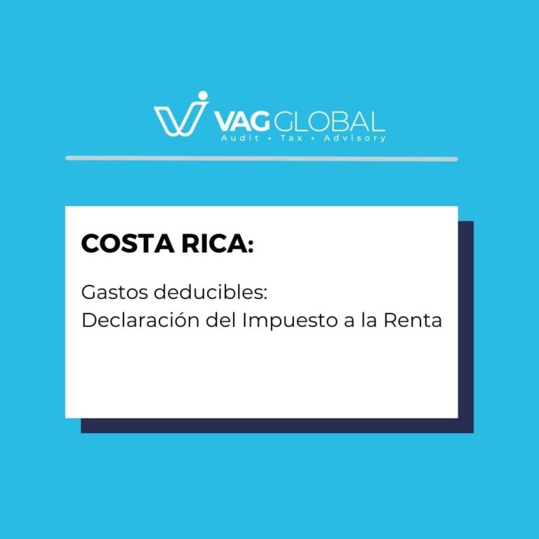 Gastos deducibles: Declaración del Impuesto a la Renta | VAG Global by ...