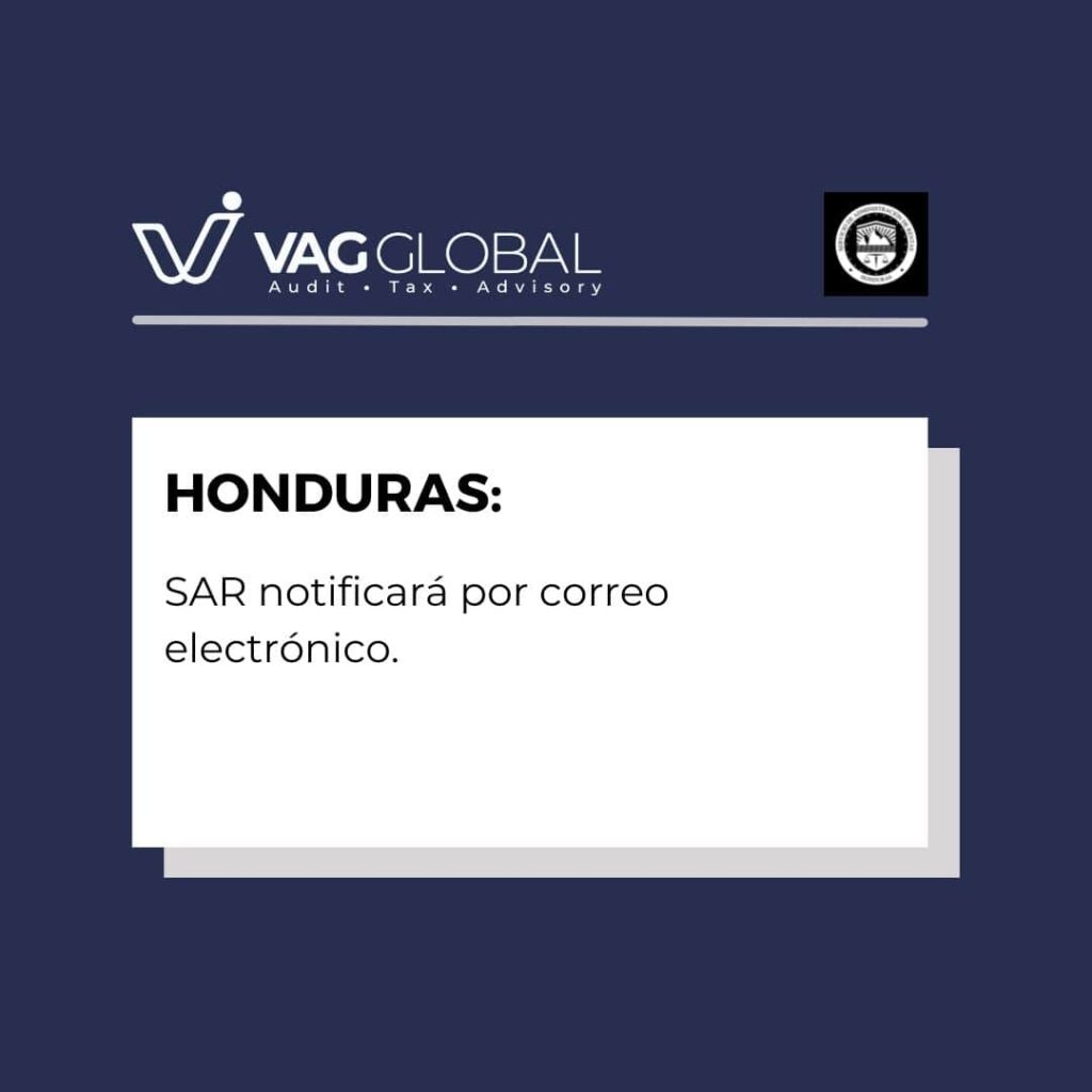 SAR notificará por correo electrónico