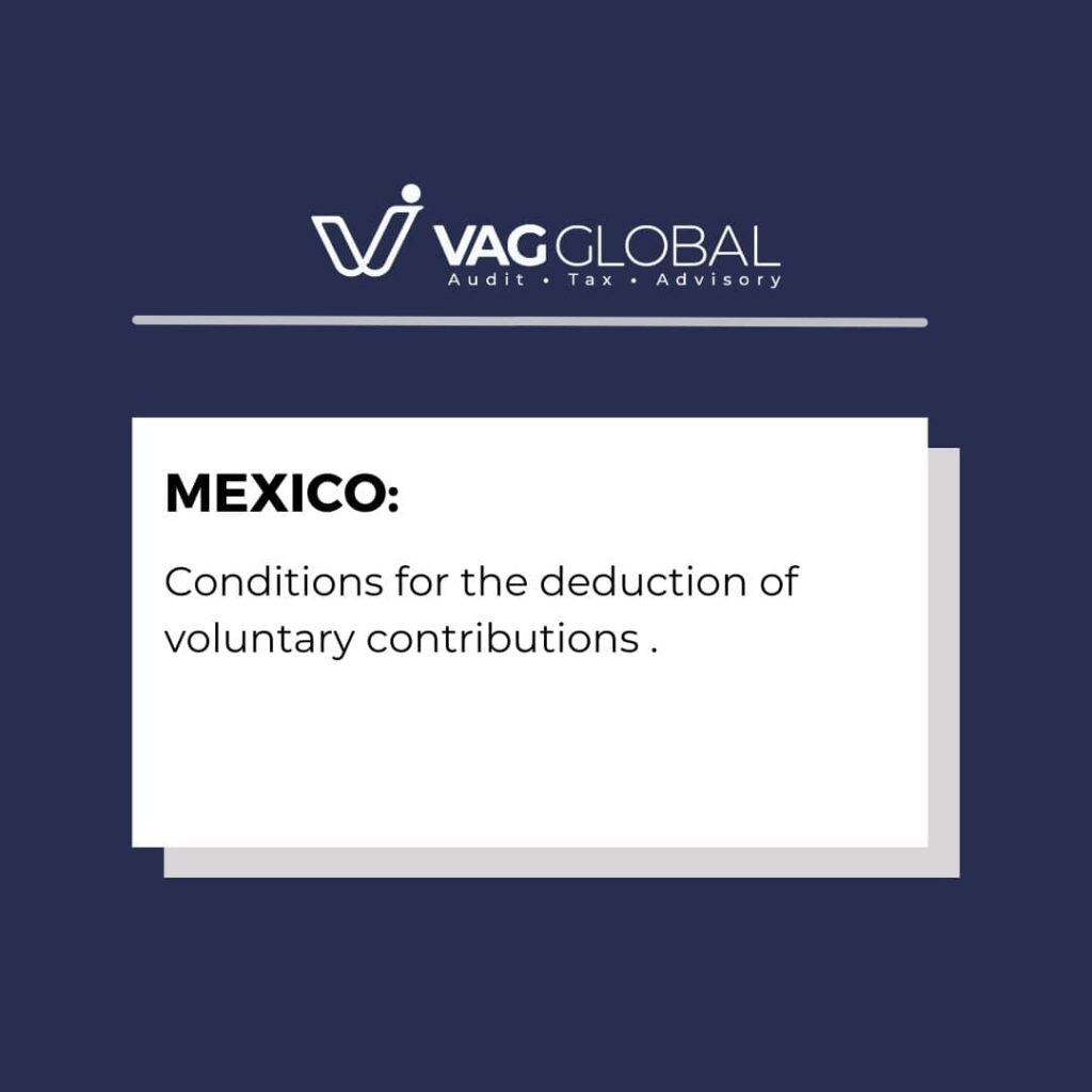 Conditions for the deduction of voluntary contributions