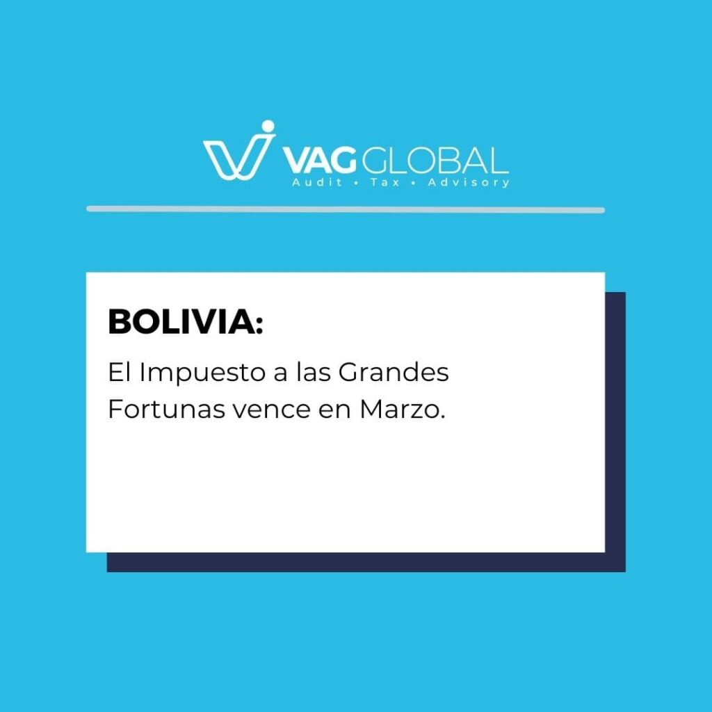El Impuesto a las Grandes Fortunas vence en Marzo