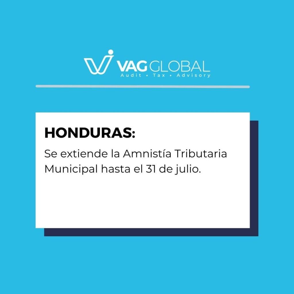 Se extiende la Amnistía Tributaria Municipal hasta el 31 de julio